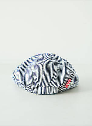 Casquette tissage popeline bleu NANO & NANETTE fille