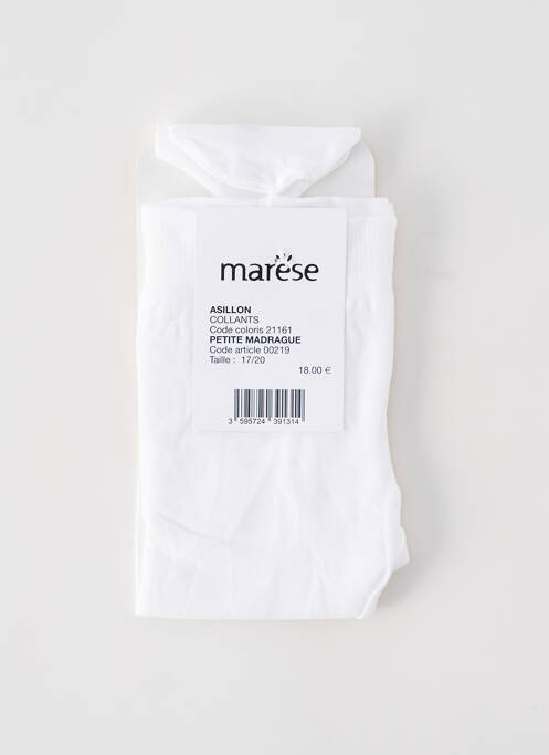 Collants blanc MARESE pour fille