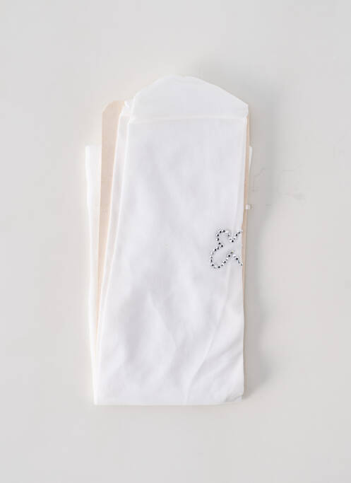 Collants légère et transparente blanc MARESE fille