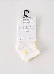 Chaussettes blanc MARESE pour fille seconde vue
