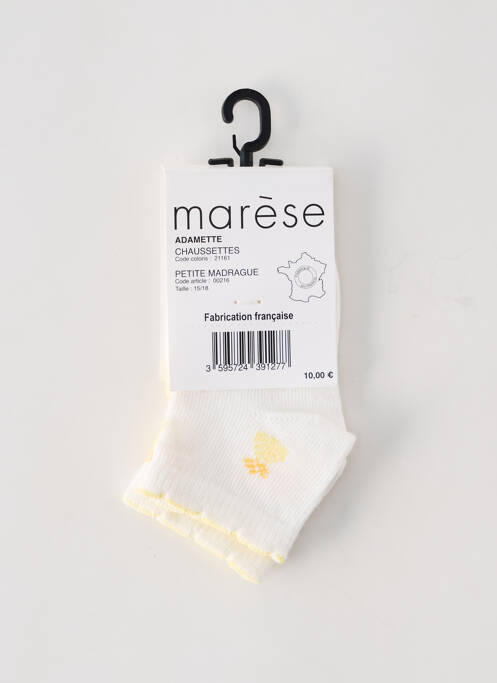 Chaussettes blanc MARESE pour fille