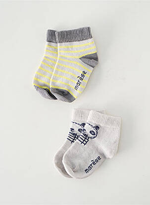 Chaussettes stretch gris MARESE garcon