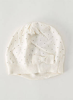 Bonnet maille fine beige MARESE fille