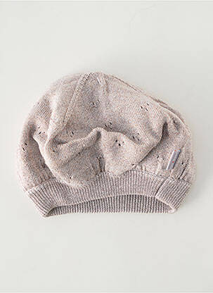 Bonnet beige P'TIT BISOU pour fille