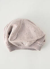 Bonnet beige P'TIT BISOU pour fille seconde vue