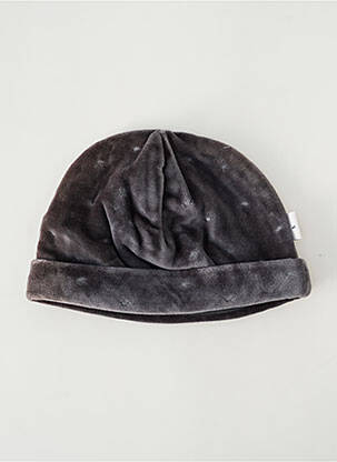 Bonnet gris P'TIT BISOU pour garçon
