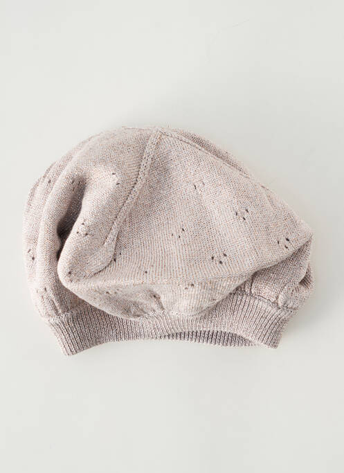 Bonnet beige P'TIT BISOU fille