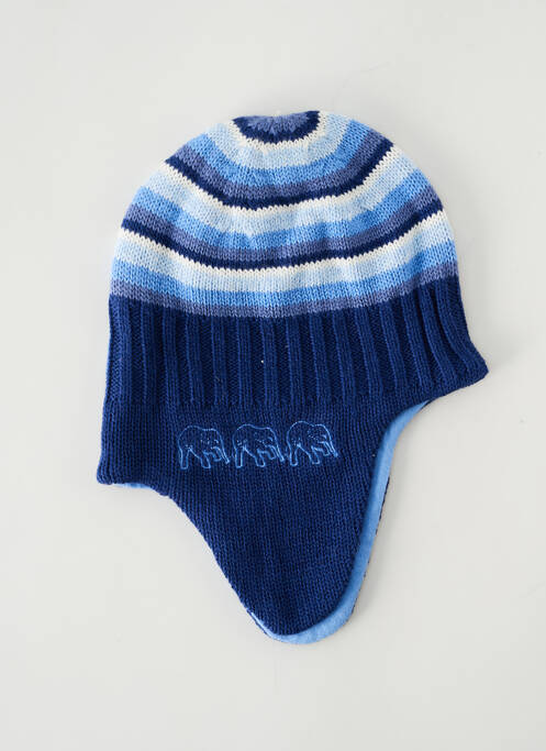 Bonnet bleu P'TIT BISOU pour garçon