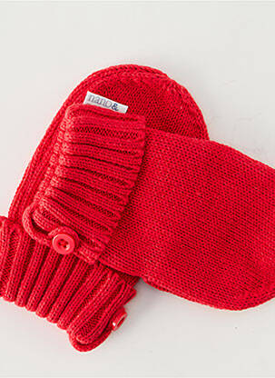 Gants stretch rouge NANO & NANETTE enfant