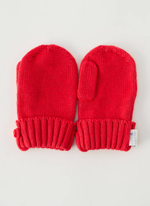 Gants rouge NANO & NANETTE pour enfant