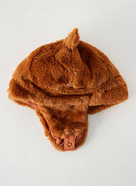 Bonnet doublure marron MARESE garcon