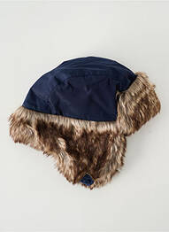 Bonnet doublure bleu P'TIT BISOU garcon