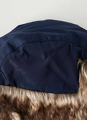 Bonnet doublure bleu P'TIT BISOU garçon