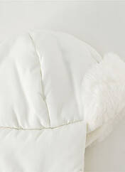 Bonnet blanc P'TIT BISOU pour enfant seconde vue