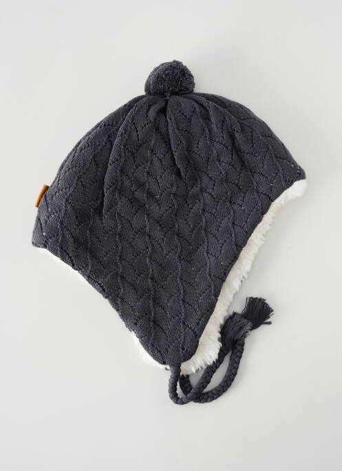 Bonnet gris P'TIT BISOU pour enfant