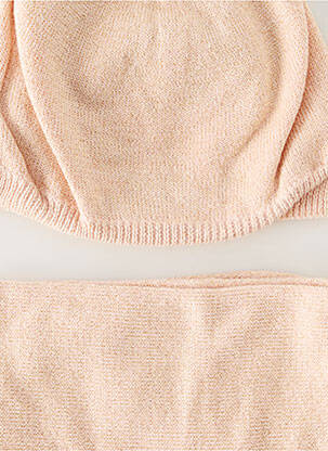 Bonnet doublure rose MARESE fille