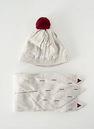 Bonnet doublure gris MARESE garcon