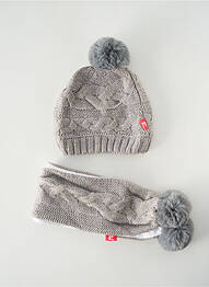 Bonnet doublure gris NANO & NANETTE fille