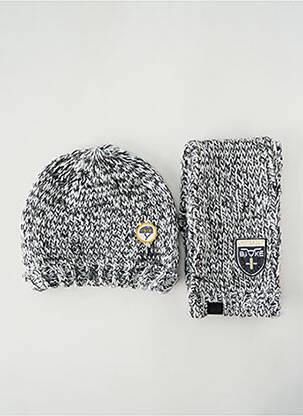 Bonnet maille grosse maille gris NANO & NANETTE garcon