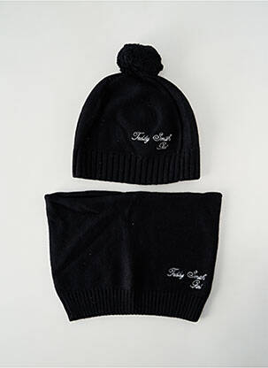 Bonnet noir TEDDY SMITH pour fille
