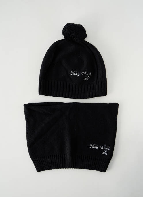 Bonnet noir TEDDY SMITH pour fille