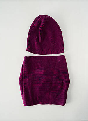 Bonnet violet MARESE fille