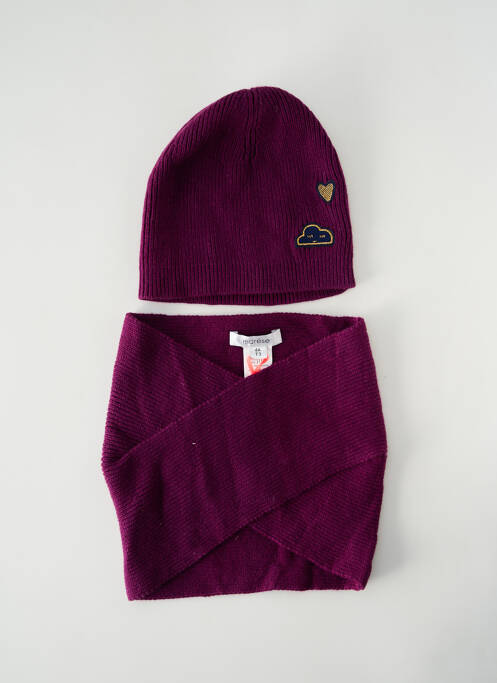 Bonnet violet MARESE fille