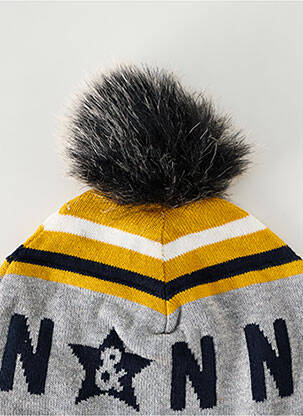 Bonnet imprimé fantaisie jaune NANO & NANETTE garcon