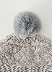 Bonnet gris NANO & NANETTE pour fille seconde vue