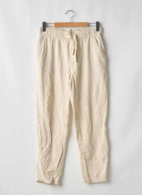 Pantalon droit beige ZARA pour femme