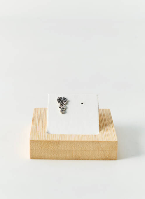 Boucle d'oreille mono argent SANS MARQUE pour femme