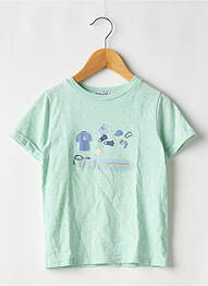 T-shirt coupe droite manches courtes vert TARTINE ET CHOCOLAT garcon
