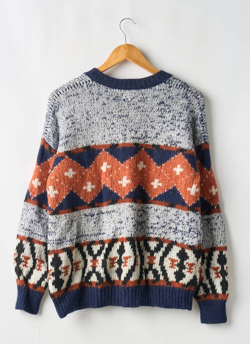 Gilet manches longues bleu MOTHER pour femme