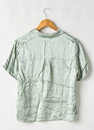 Chemisier coupe fluide manches courtes vert RAILS femme