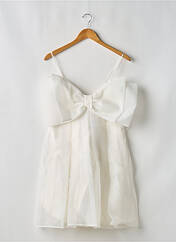 Robe courte blanc NAF NAF pour femme seconde vue