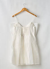 Robe courte blanc NAF NAF pour femme seconde vue