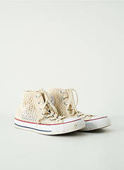 Baskets beige CONVERSE pour femme seconde vue