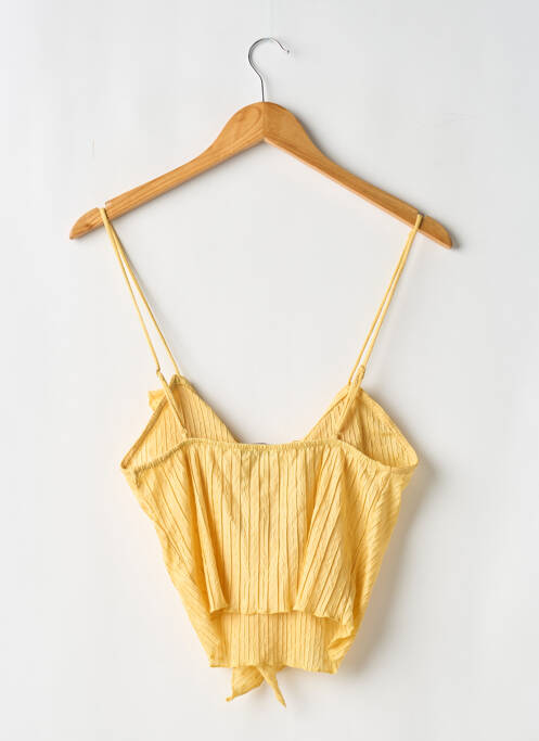 Top jaune ZARA pour femme