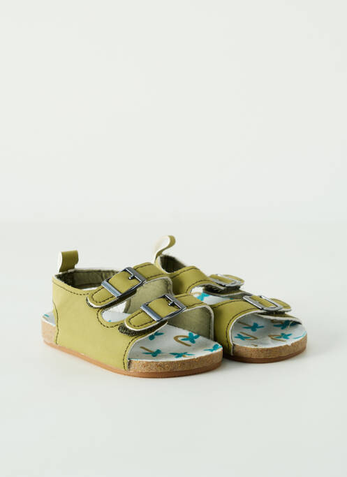 Sandales/Nu pieds vert TAPE À L'OEIL pour garçon