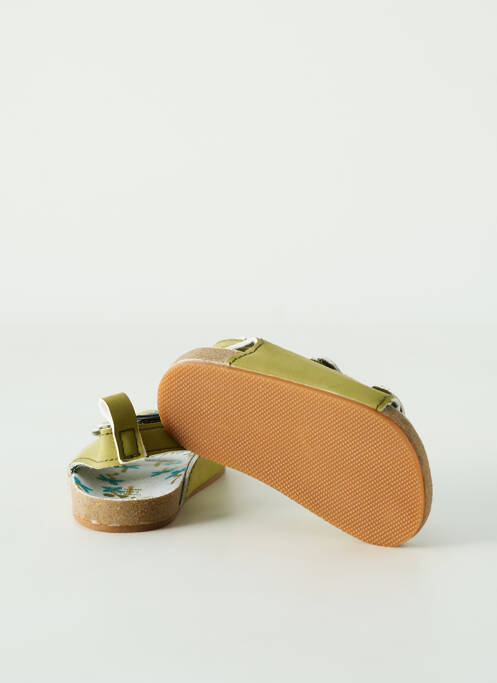 Sandales/Nu pieds vert TAPE À L'OEIL pour garçon