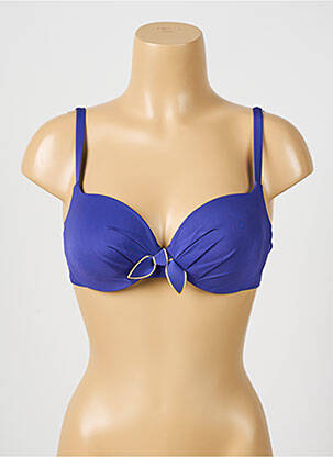 Haut de maillot de bain haut soutien-gorge moulé haut soutien-gorge moulé bleu CHANTELLE femme
