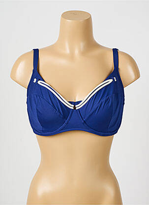 Haut de maillot de bain haut soutien-gorge emboitant haut soutien-gorge emboitant bleu CHANTELLE femme