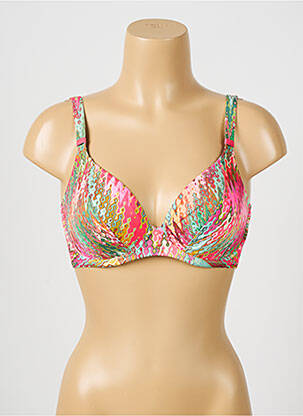 Haut de maillot de bain haut soutien-gorge emboitant haut soutien-gorge emboitant rose LIDEA femme