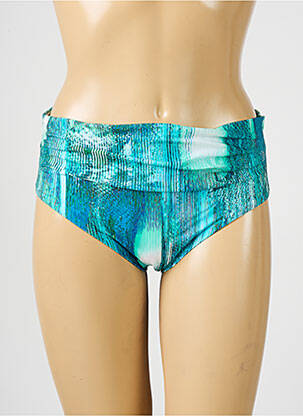 Bas de maillot de bain imprimé fantaisie culotte bleu CHANTELLE femme