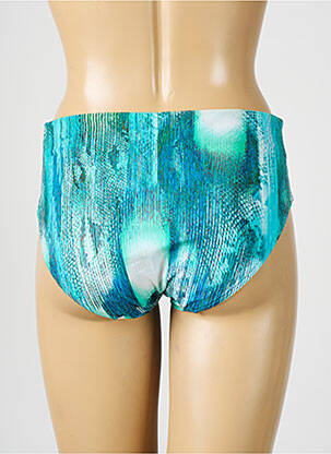 Bas de maillot de bain imprimé fantaisie culotte bleu CHANTELLE femme