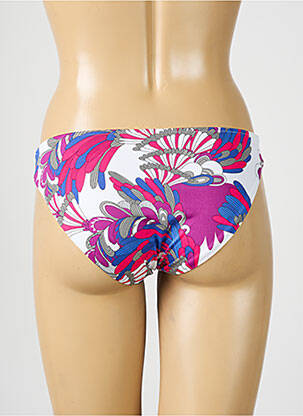 Bas de maillot de bain imprimé fantaisie culotte violet CHANTELLE femme