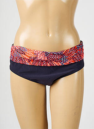 Bas de maillot de bain imprimé fantaisie culotte bleu ANITA femme