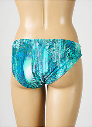 Bas de maillot de bain imprimé fantaisie culotte bleu CHANTELLE femme