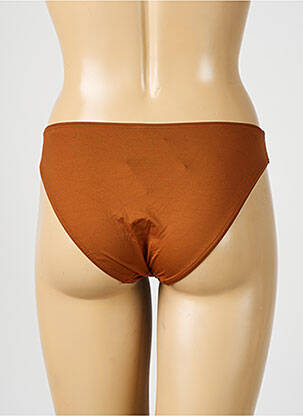 Bas de maillot de bain culotte culotte marron NICOLE OLIVIER femme