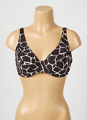 Haut de maillot de bain marron ROSA FAIA pour femme seconde vue